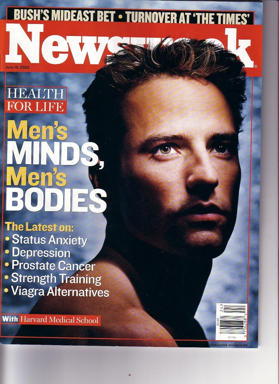 Newsweek cover featuring Matt Miller in a Health for Life issue.